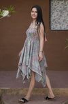 Trendy dress for women Trendy dress for women Neck Multi Panel Boho printed dress