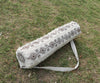 Boho Hippie Yoga Mat With Bag Vertical Block print Yoga mat & Carrier Bag Gift for Yoga Lover
