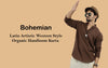 BohemianMen’s Full Sleeve Band Collar Kurta Casual Wear Regular Fit BROWN for Artist and Traveller