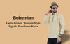 BohemianMen’s Full Sleeve High Neck Kurta Casual Wear Regular Fitfor Artist and Traveller