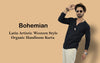 Bohemian BROWN Men’s Full Sleeve V Neck Kurta Casual Wear Regular Fitfor Artist and Traveller